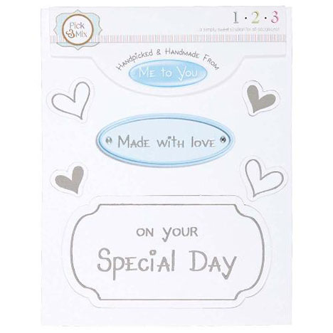 Special Day Occasions Verse & Greeting Insert £1.00